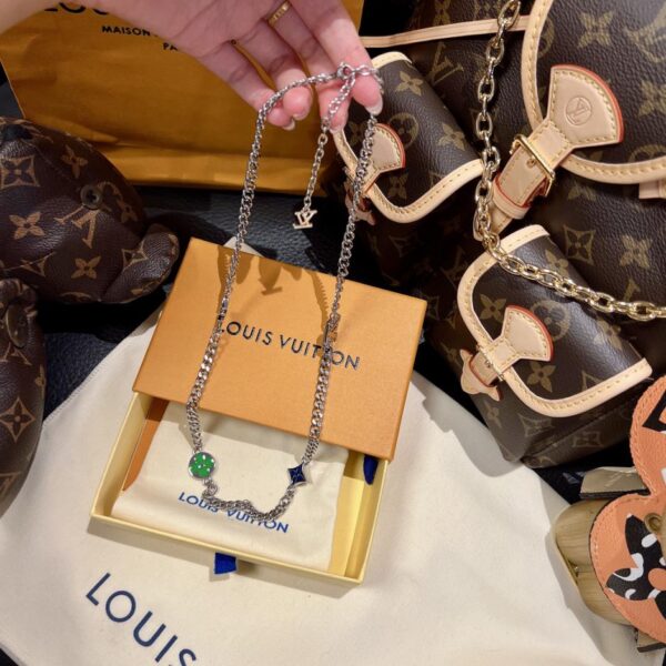Collier de couleur florale Louuis Vuitton Sunrise (F57C)