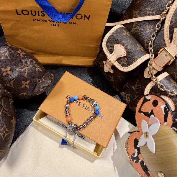 Bracelet perlé de couleur supérieure Louis Vuitton (B4B7)