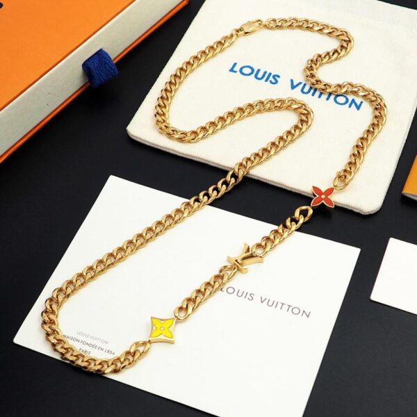 Collier Louuis Vuitton Monogram Row(9931)