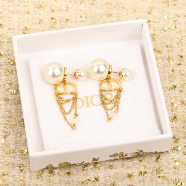 Boucles d'oreilles à pampilles et perles doubles à trois couches (LP6WV)