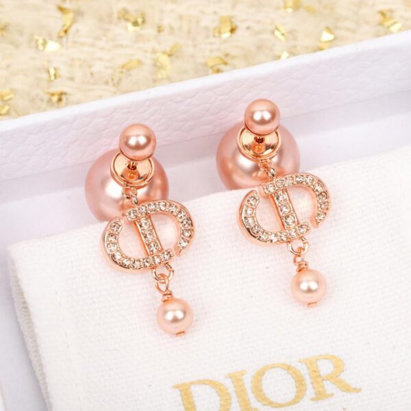 Boucles d'oreilles CD à grandes et petites perles (TZQU9)