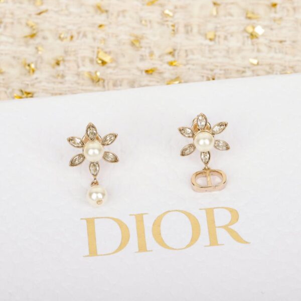 Boucles d'oreilles Dior Tournesol Perle (J16DO)
