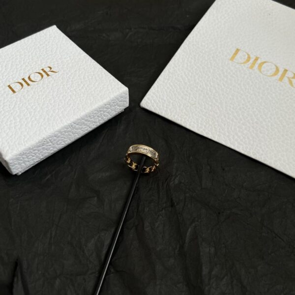 Bague Dior d'occasion, identique à celle du magasin (A5LF6)