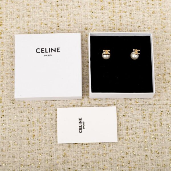Boutique / Boucles d'oreilles Céline Arc de Triomphe en perles (8KN4S)