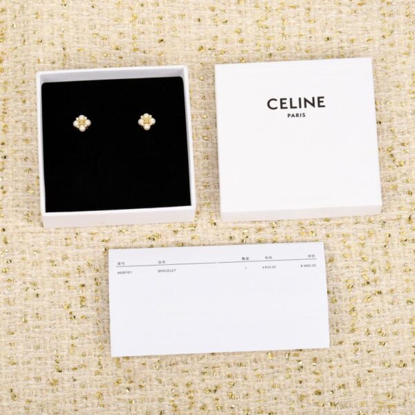 Boutique / 【Boucles d'oreilles carrées en perles Céline】(KXCO8)