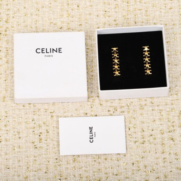 Boutique / 【Boucles d'oreilles à pompons Arc de Triomphe de Céline】(V5NSB)