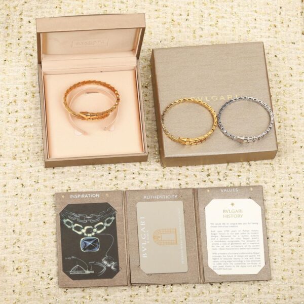Boutique / Bracelet Serpenti, personnalisable avec de l'or véritable et des diamants (IQG3D).