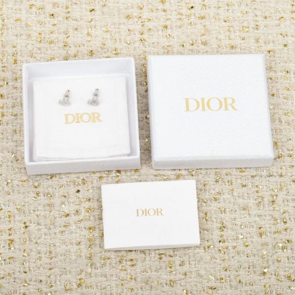 Boutique / Boucles d'oreilles cœur entièrement serties de diamants (4W318)
