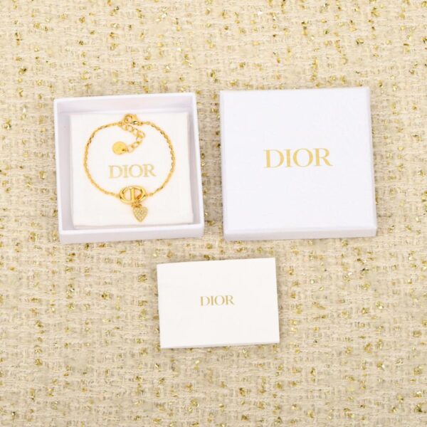 Boutique / 【Bracelet cœur entièrement serti de diamants CD】Nouvelle collection Croisière (X5I8N)