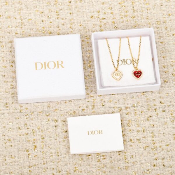 Boutique / 【Collier Dior mini cœur à perles】(X0G8W)