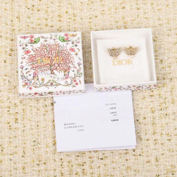 Boutique / 【Boucles d'oreilles Dior Bow CD Pearl】(BJCLC)