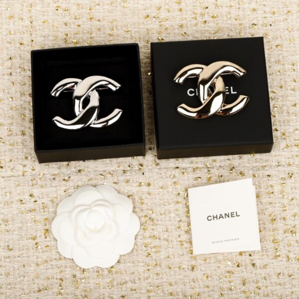 Boutique / 【Broche Chanel Double C Lisse】(X69E5)