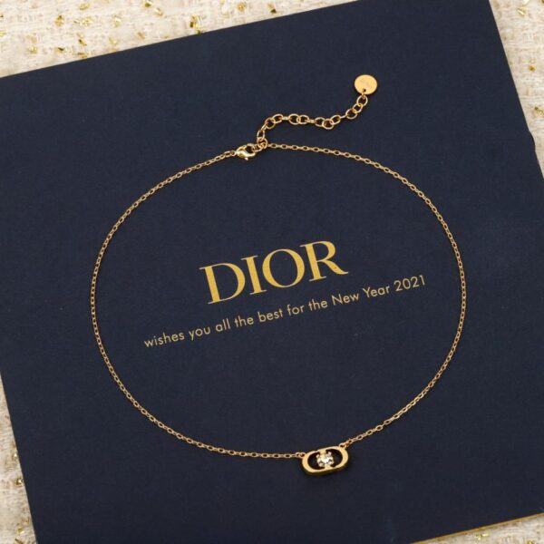 Collier Dior CD Diamant Blanc (80IEX)