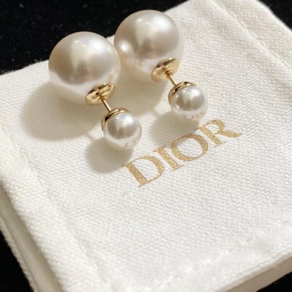 Boucles d'oreilles Dior CD Diamant Perle (Q4FVL)