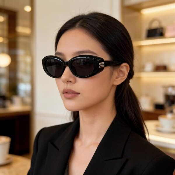 Lunettes de soleil œil de chat MIUMIU (KI2FX7)