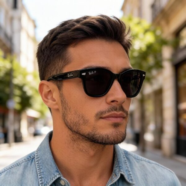 Lunettes de soleil tendance Ray-Ban pour hommes et femmes, verres en verre, modèle RB0880(Y2ZJBV).