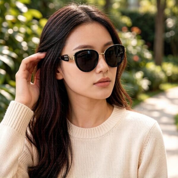 Lunettes de soleil MIUMIU, recommandées par de nombreux influenceurs en ligne (CZRZBU)